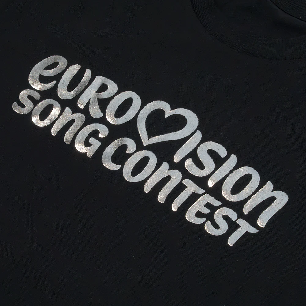 Silver Foil T-Shirt (Black) - Image 3